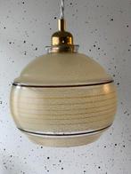 Vintage, retro glazen lamp kapje, Huis en Inrichting, Lampen | Lampenkappen, Gebruikt, 25 tot 50 cm, Rond, Ophalen of Verzenden