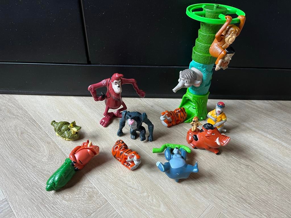 Disney Jungle Boek McDonald's Happy Meal Speelgoed Set, Ophalen of Verzenden, Zo goed als nieuw, Beeldje of Figuurtje