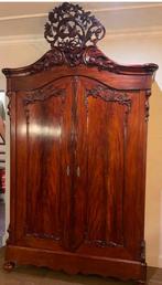 Grote gerestaureerde mahonie kuifkast h 270x155 b, Ophalen