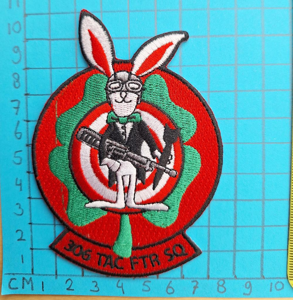 306 FS Squadron USAF Luchtmacht  Friday patch, Verzamelen, Militaria | Algemeen, Ophalen of Verzenden, Luchtmacht, Nederland, Embleem of Badge