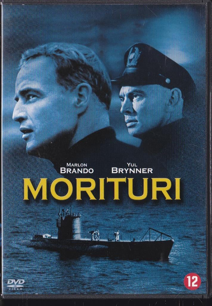 Morituri ֎ 1965, Marlon Brando, Yul Brynner, 1960 tot 1980, Gebruikt, Ophalen of Verzenden, Actie en Avontuur