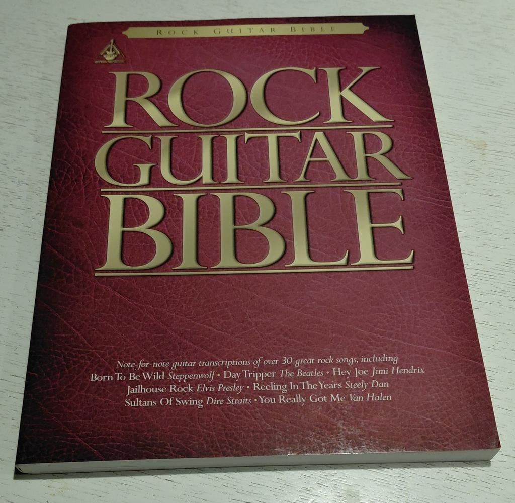 Rock Guitar Bible bladmuziek, Muziek en Instrumenten, Gitaar, Verzenden, Populair, Nieuw