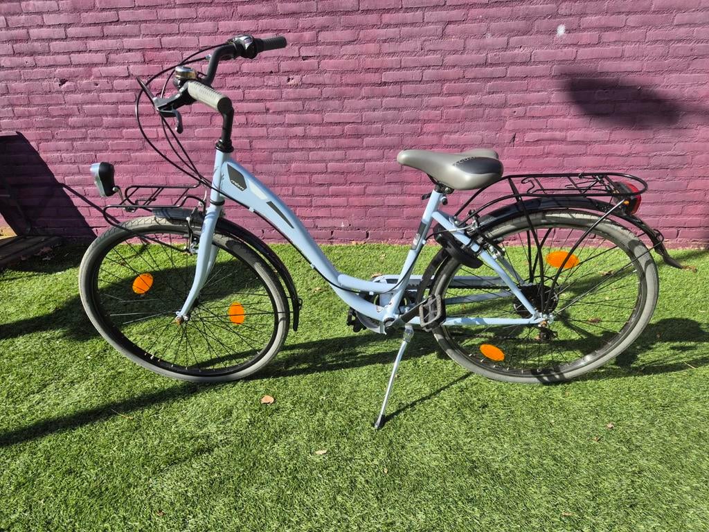 Kinderfiets 26 inch MBM Agora 6 versnellingen lichtblauw, Gebruikt, Versnellingen, MBM Agora, Ophalen