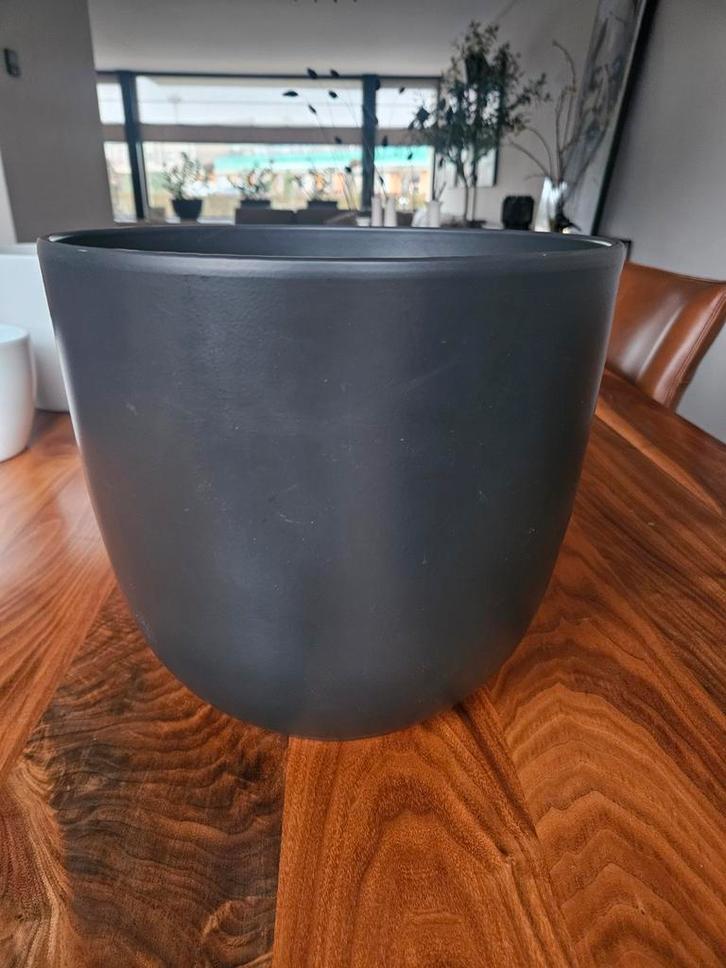 8 binnen bloempotten van Intratuin, Tuin en Terras, Bloempotten, Aardewerk, Binnen, Minder dan 40 cm, Rond, Ophalen of Verzenden