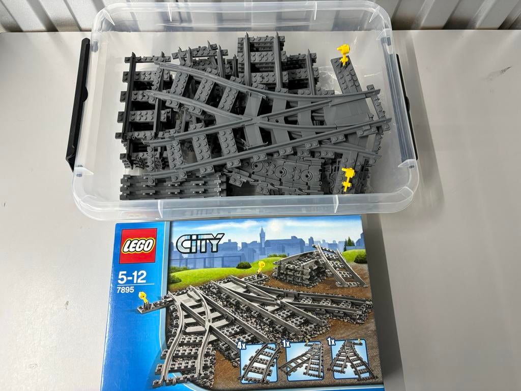 Lego partij city RC treinrails 40 stuks, Lego, Lego, City, Lego