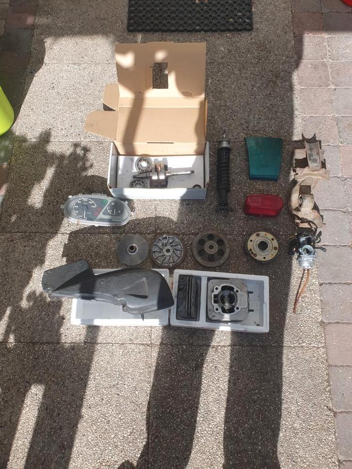 Onderdelen Piaggio Skipper 125cc - Gebruikt, Fietsen en Brommers, Brommeronderdelen | Scooters, Gebruikt, Piaggio, Blok, Ophalen of Verzenden