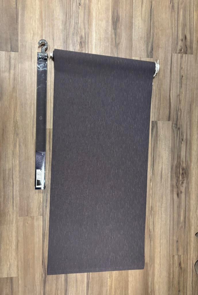 2 stuks verduisterend rolgordijn antraciet 60x190 cm, Nieuw, Grijs, 150 tot 200 cm, 50 tot 100 cm