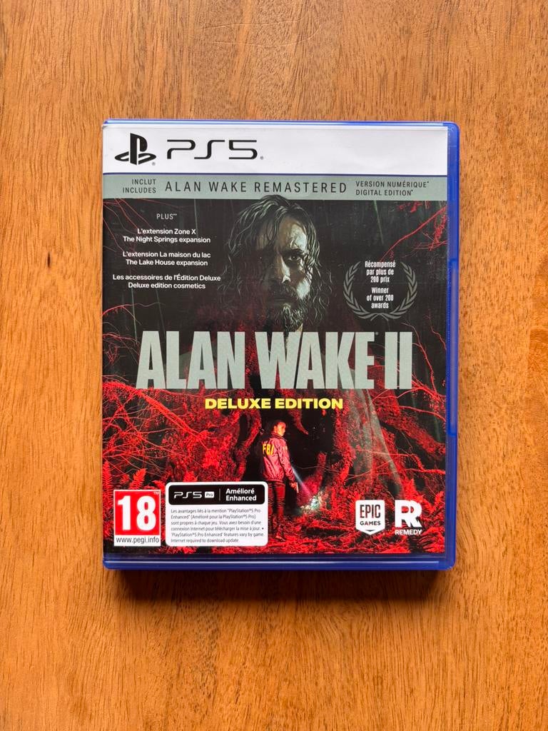 Alan Wake 2 Deluxe Edition PS5, Ophalen of Verzenden, Zo goed als nieuw