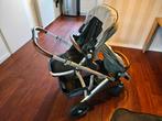 Uppababy Vista V2 Tweeling kinderwagen incl. Accessoires, Zo goed als nieuw, Verstelbare duwstang, Ophalen, Kinderwagen
