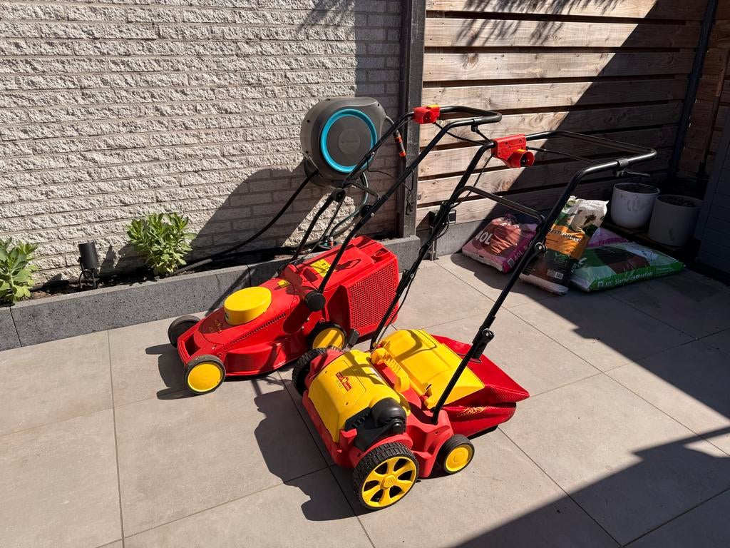 Wolf Garten Elektrische Grasmaaier & Verticuteermachine, Tuin en Terras, Grasmaaiers, Ophalen, Cirkelmaaier, Gebruikt, Elektrische grasmaaier