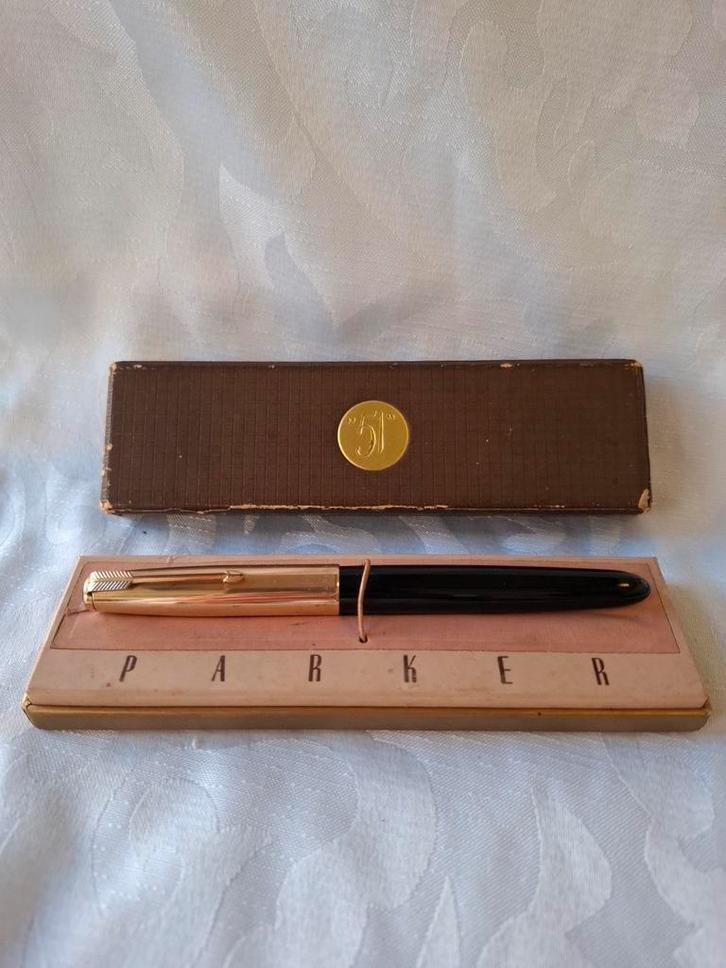 Prachtige vintage PARKER vulpen, Verzamelen, Pennenverzamelingen, Gebruikt, Vulpen, Parker, Ophalen of Verzenden