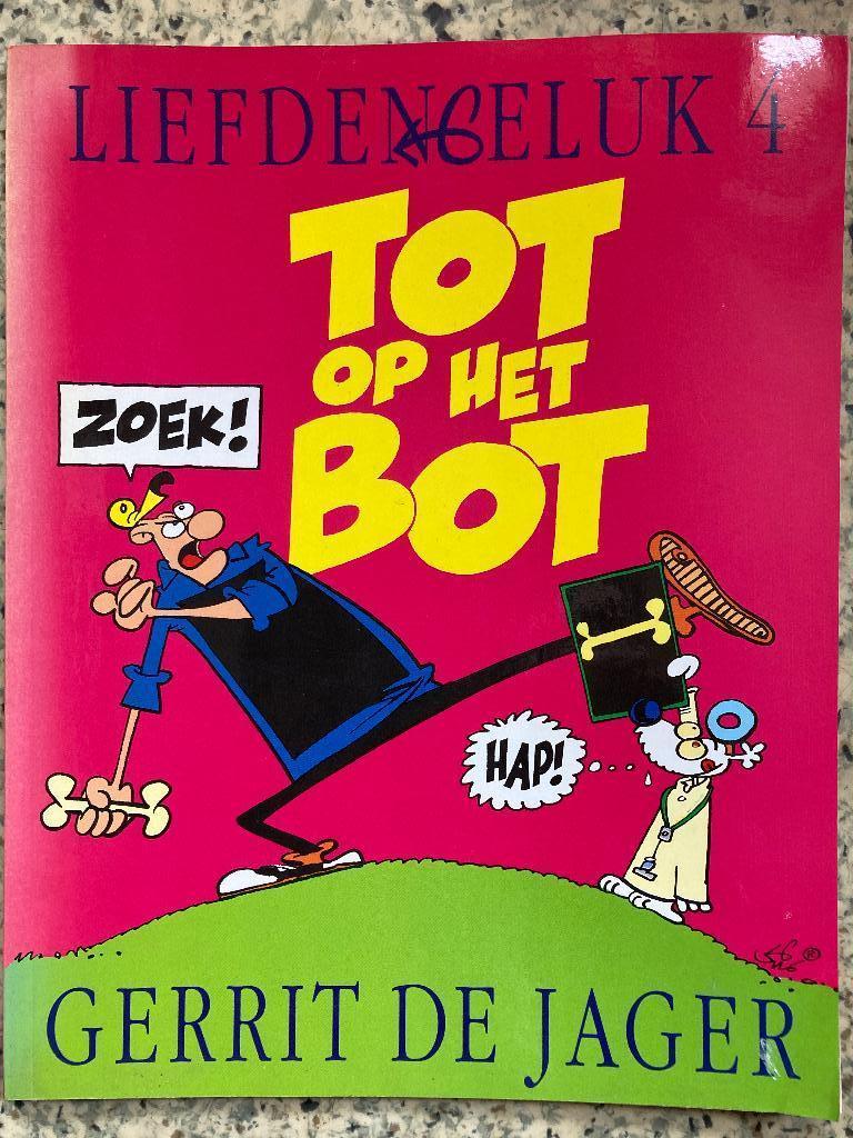Stripboek Tot op het bot- Gerrit de jager, Gerrit de Jager, Eén stripboek, Ophalen, Gelezen