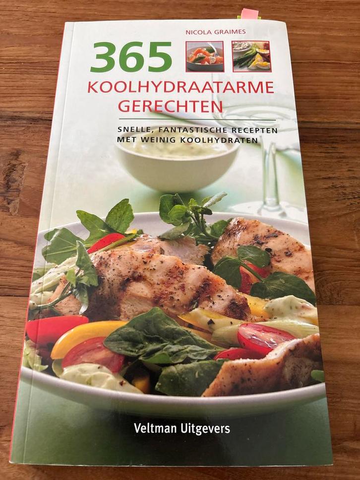 365 Koolhydraatarme Gerechten - Nicola Graimes, Boeken, Kookboeken, Gelezen, Voorgerechten en Soepen, Europa, Gezond koken, Ophalen of Verzenden