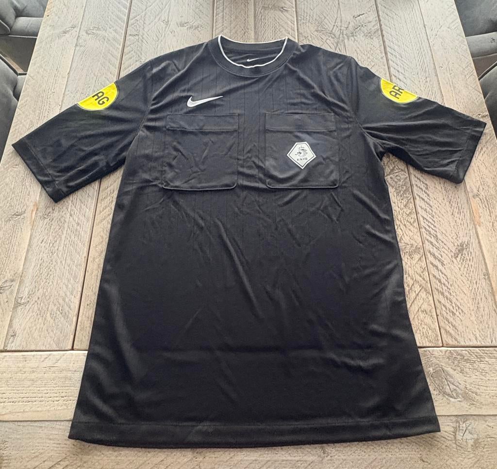 Zwart scheidsrechter shirt, Ophalen of Verzenden, Zo goed als nieuw, Shirt