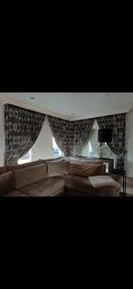 Donkere over gordijnen met patroon set van 8 stuks Z.G.A.N, Huis en Inrichting, Stoffering | Gordijnen en Lamellen, Autoxhofleer@gmail.com