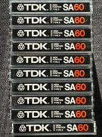 10 prachtige TDK onbeschreven cassettebandjes +stickervellen, Cd's en Dvd's, Cassettebandjes, Gebruikt, 2 t/m 25 bandjes, Overige genres