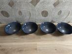 4 grote schalen 21cm, Ophalen, Overige stijlen, Glas, Schaal of Schalen