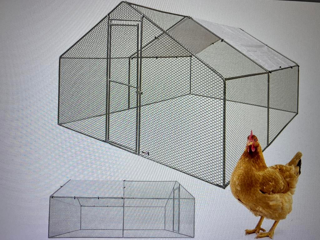 DEZE MAAT IS UITVERKOCHT Kippenren 3x4x2 ZIE MIJN ANDERE ADV, Ophalen, Nieuw, Kippenhok of Kippenren