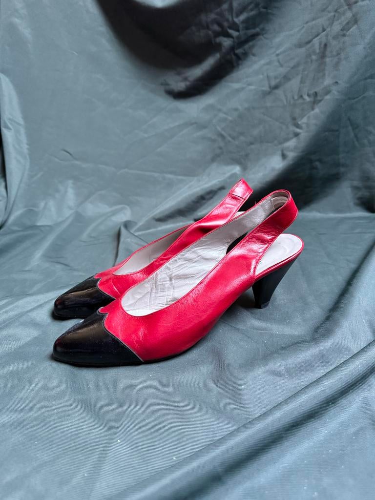 Linea dansschoenen maat 41, Ophalen of Verzenden, Gedragen, Rood, Dansschoenen