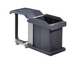 Hailo inbouw afvalemmer Solo grijs 20 Liter nieuw in doos., Kunststof, Nieuw, 40 liter of meer, Ophalen of Verzenden