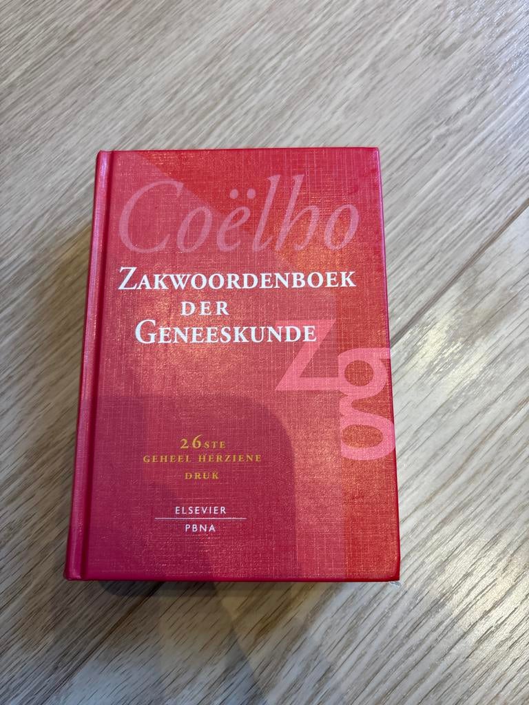 Coëlho Zakwoordenboek der Geneeskunde - 26e druk, Boeken, Studieboeken en Cursussen, Ophalen of Verzenden, Beta, Zo goed als nieuw