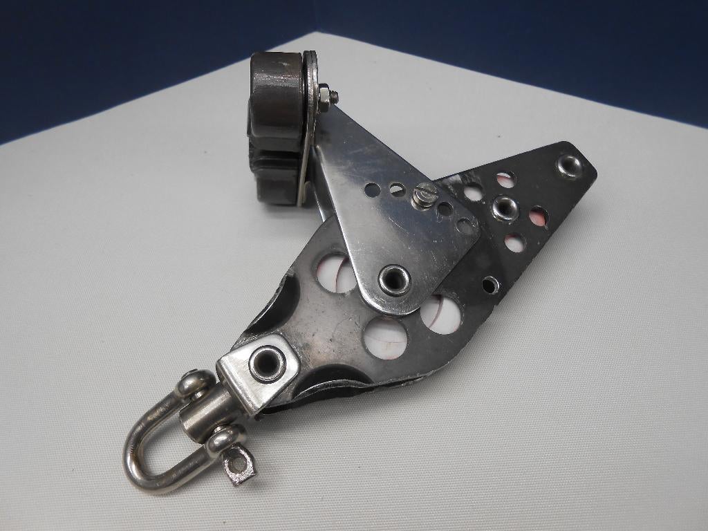 Schootblok, Vioolblok + klem, hondsvot draaiwartel 8 - 10 mm, Watersport en Boten, Accessoires en Onderhoud, Ophalen of Verzenden