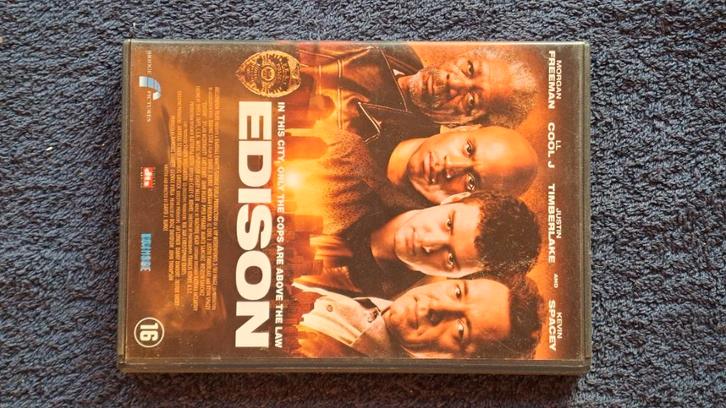 Edison "Morgan Freeman, L.L. Cool J", Cd's en Dvd's, Dvd's | Actie, Zo goed als nieuw, Alle leeftijden, Ophalen of Verzenden