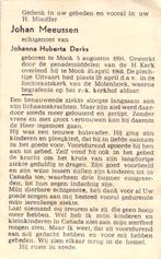 Meeussen Johan Mook 1894-1962 Molenhoek, Ophalen of Verzenden