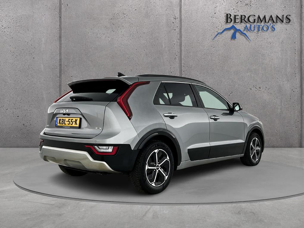 Kia Niro - 1.6 Hybride DynamicPlusLine // STOEL+STUUR VERWAR, Auto's, Kia, 1374 kg, Gebruikt, Leder en Stof, 23 km/l
