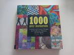 Boek - 1000 quilt inspiraties, Sandra Sider, Ophalen of Verzenden, Zo goed als nieuw, Borduren en Naaien