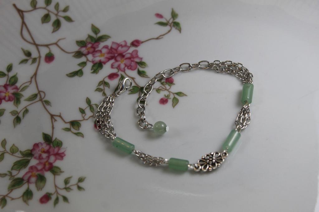 Edelsteen armband , aventurijn | moederdag  kado, Overige materialen, Nieuw, Ophalen of Verzenden, Met edelsteen