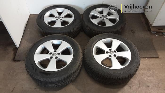 Velgen set + banden van een Opel Mokka (Mokka 12-), Gebruikt, -, -, Ophalen of Verzenden