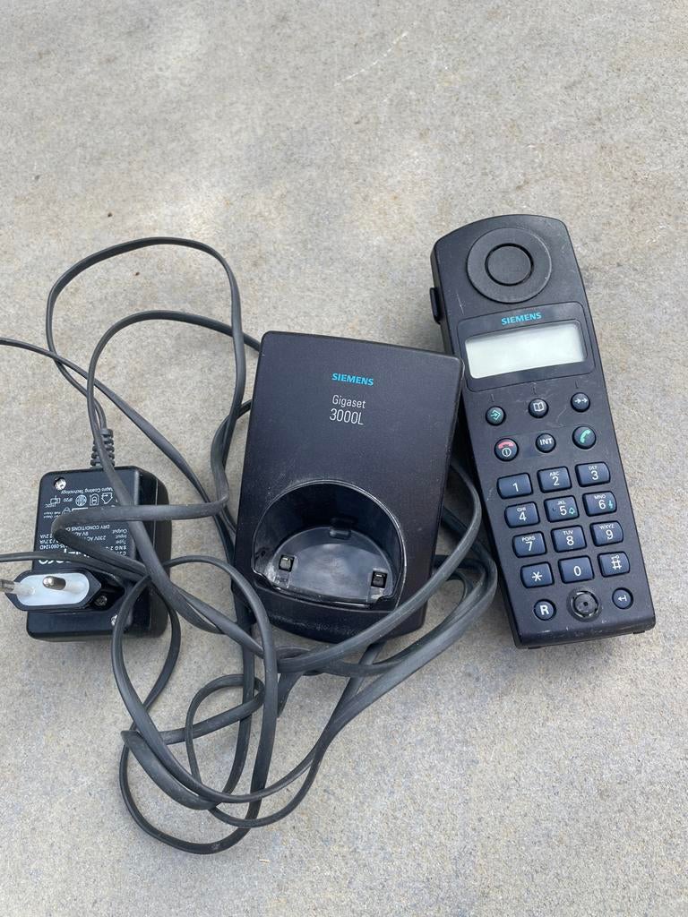 Siemens Gigaset 3000L Draadloze Telefoon met Oplader, Ophalen of Verzenden, Gebruikt, 1 handset