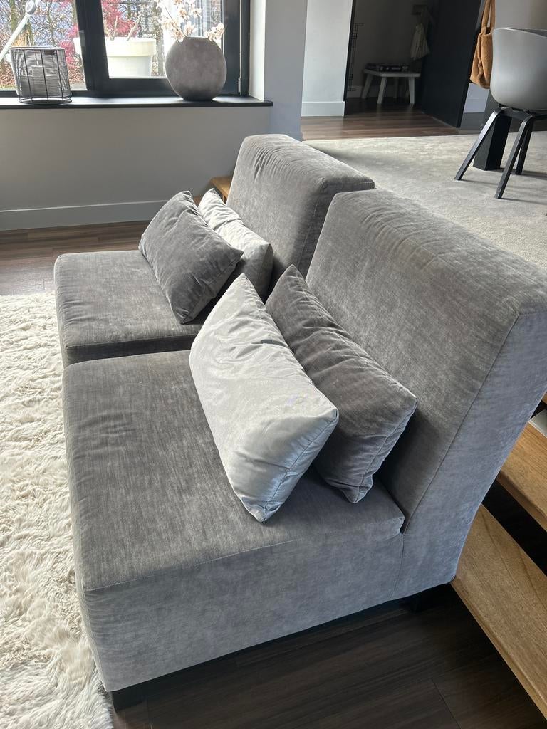 Fauteuils van Keyser & Co, 2 stuks, Ophalen of Verzenden, Gebruikt, Stof, 75 tot 100 cm