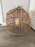 Groot Rotan Windlicht - 52cm Hoog, ZGAN, Huis en Inrichting, Ophalen, Zo goed als nieuw, Kaars, Hout