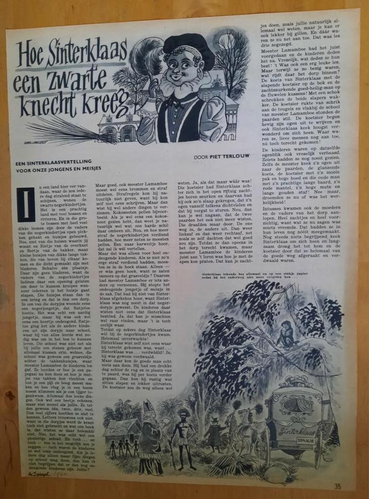 Hoe Sinterklaas een zwarte knecht kreeg, Boeken, Tijdschriften en Kranten, Gelezen, Overige typen, Ophalen of Verzenden