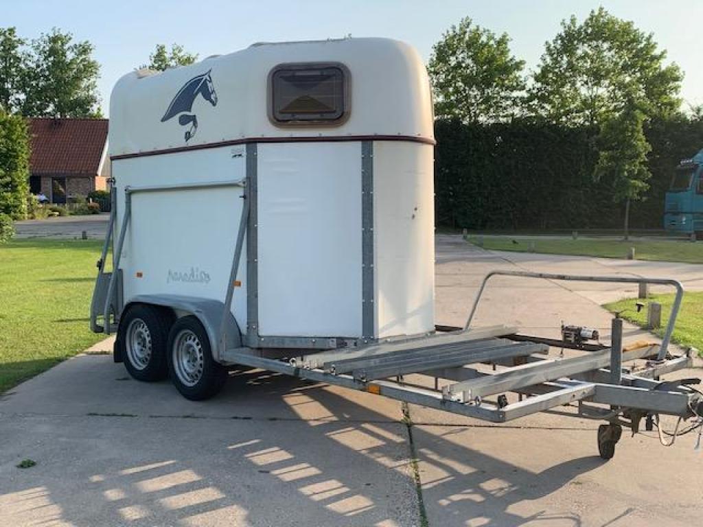 Paradiso koetsentrailer mentrailer paardentrailer Inruiler, Gebruikt