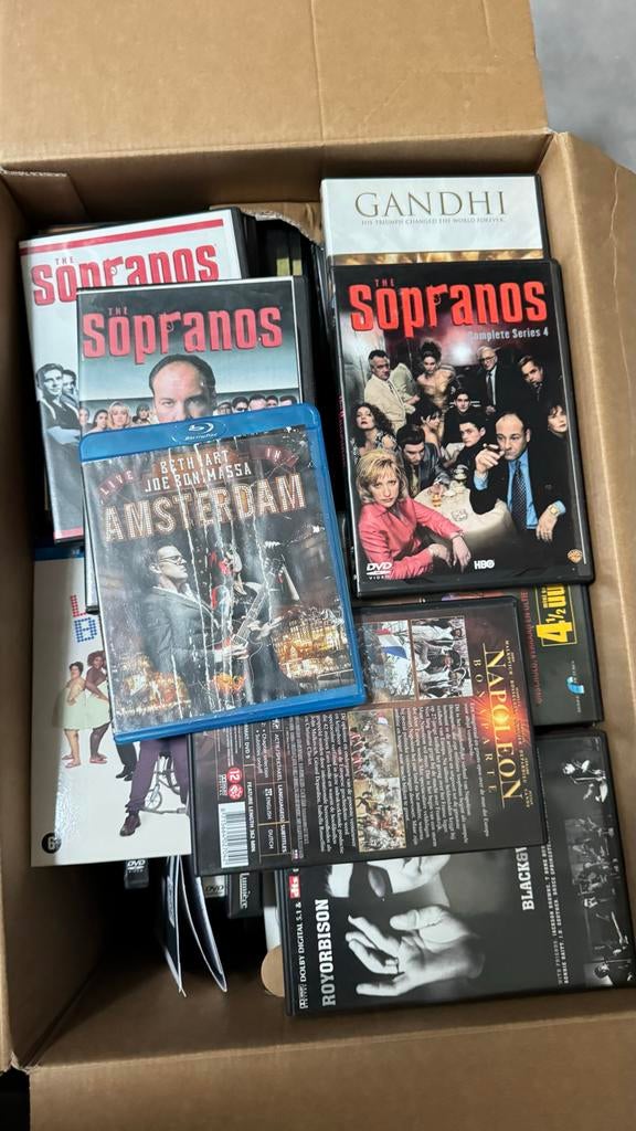 DVD/Blu-ray collectie: The Sopranos, Gandhi, Napoleon, etc., Vanaf 12 jaar, Ophalen, Gebruikt, Boxset