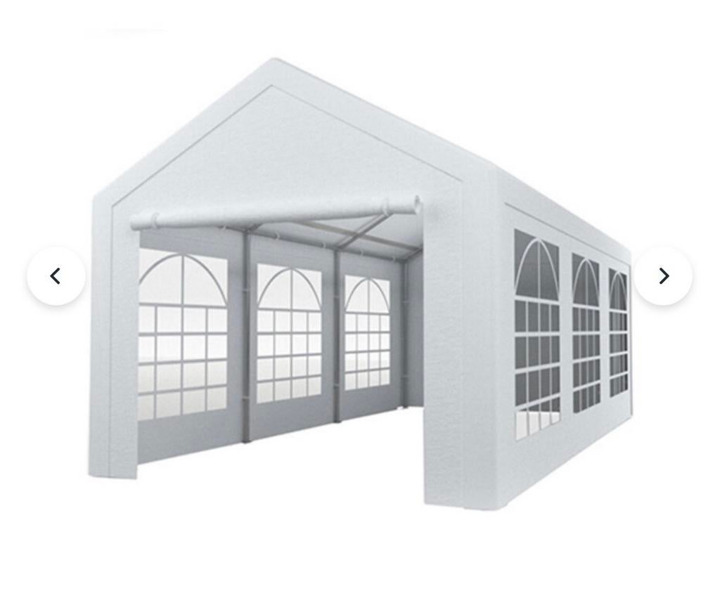 Verhuur Witte partytent, stevig en waterdicht 3x6 m, Tuin en Terras, Partytenten, Ophalen, Opvouwbaar, Partytent, 2 meter of meer