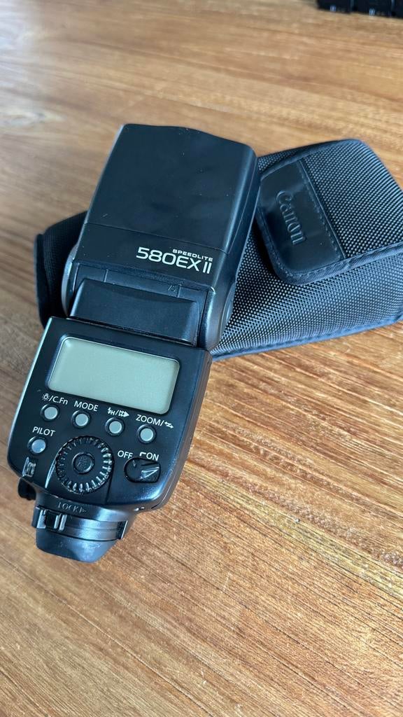 Canon Speedlite 580EX II flitser, Audio, Tv en Foto, Fotografie | Flitsers, Ophalen of Verzenden, Gebruikt, Canon, Kantelbaar