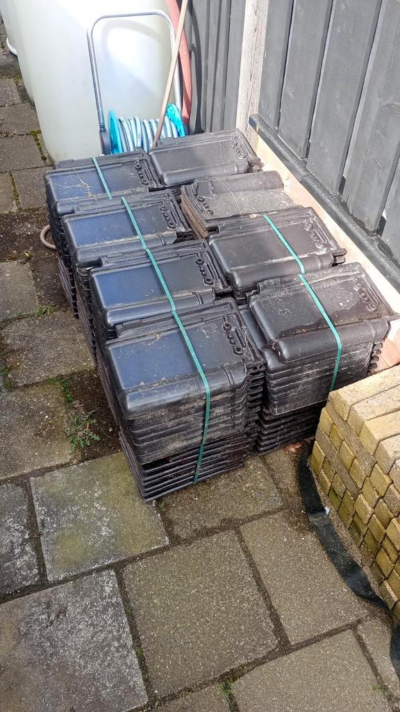 Nieuwe Monier dakpannen - Postel 20 - Antraciet, Doe-het-zelf en Verbouw, Dakpannen en Dakbedekking, Nieuw, Dakpannen, Steen of Klei