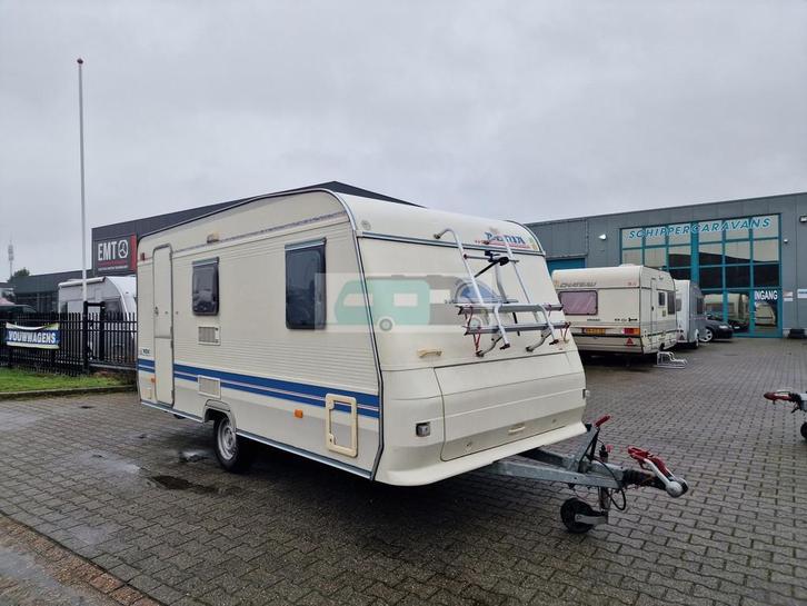 Adria 432PX (bj 2002), Caravans en Kamperen, Caravans, Bedrijf, tot en met 3, 750 - 1000 kg, Adria, 5 tot 6 meter, Douche, Kachel