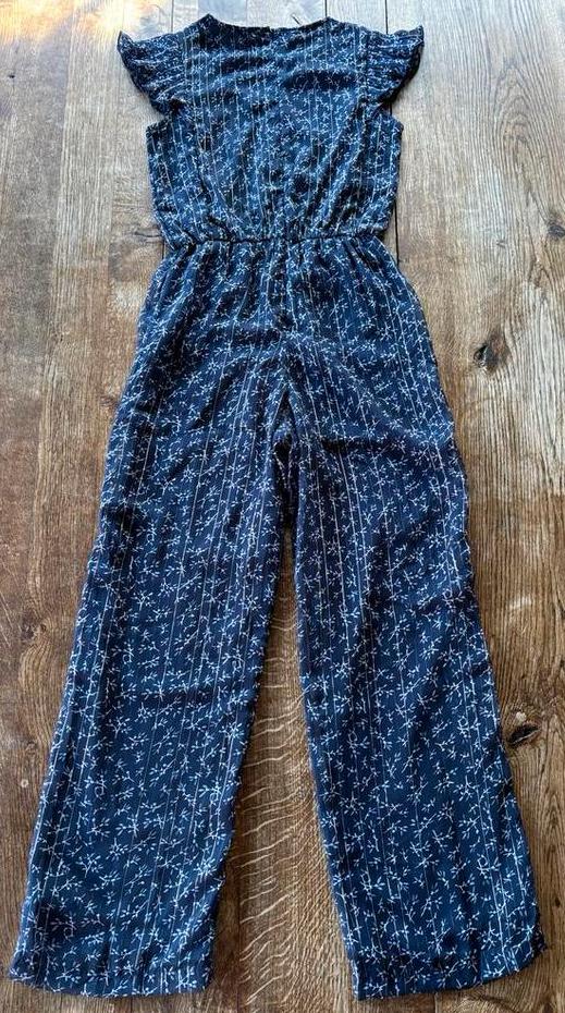 Jumpsuit blauw WE maat 152, Ophalen of Verzenden, Zo goed als nieuw, Meisje, Setje