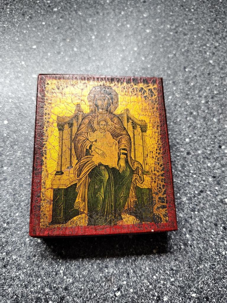 Oud Byzantijnse Religieuze Icoon, Antiek en Kunst, Antiek | Religie, Ophalen