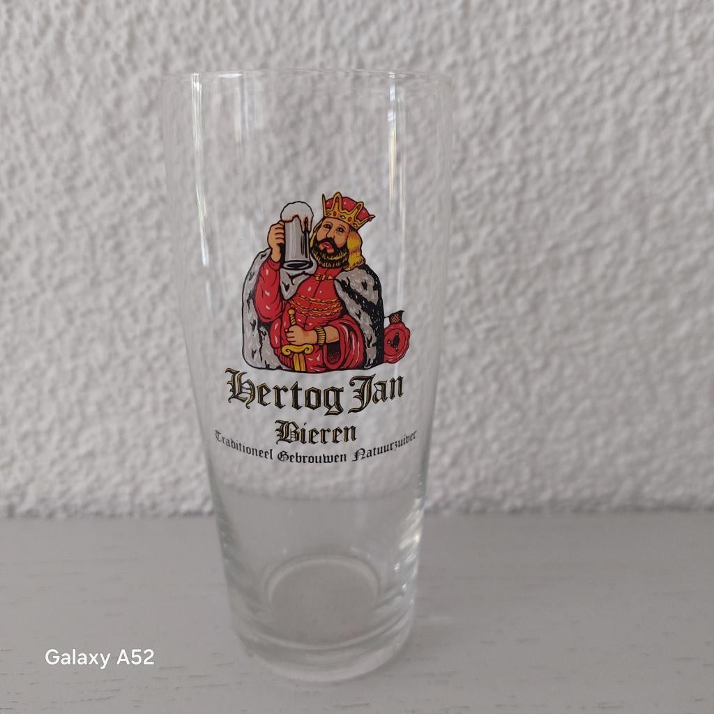Hertog Jan "fluitje" glas logo 5, Verzamelen, Ophalen of Verzenden, Nieuw, Glas of Glazen, Hertog Jan