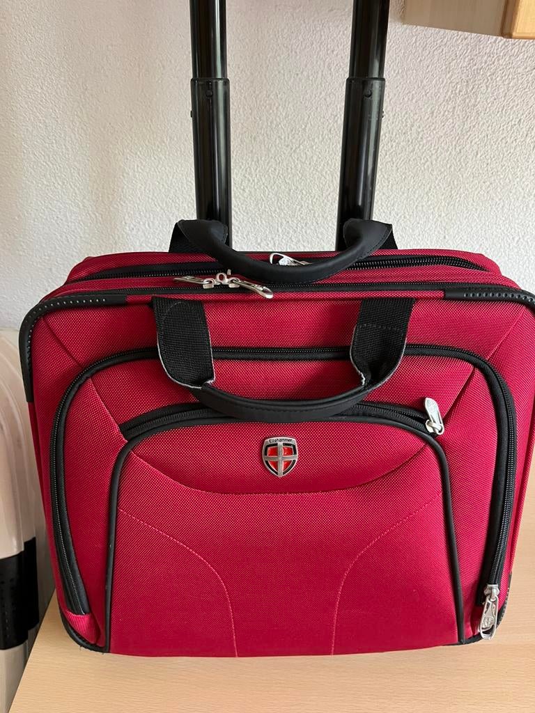 Ellehammer Copenhagen Business Laptoptrolley., Sieraden, Tassen en Uiterlijk, Koffers, Ophalen, Gebruikt, Hard kunststof, Minder dan 50 cm