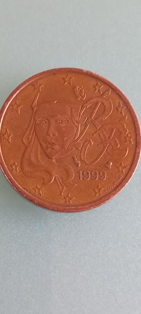 5 euro cent munt 1999 Frankrijk, Postzegels en Munten, Munten | Europa | Euromunten, Ophalen of Verzenden, Frankrijk, 5 cent, Losse munt