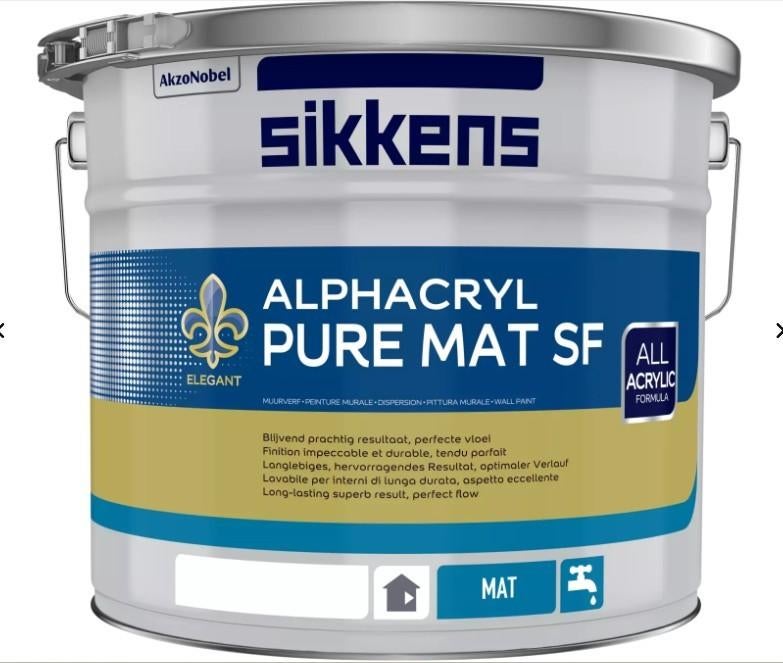 Muurverf, Wit, Nieuw, Ophalen of Verzenden, Verf