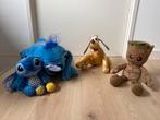 Disney Knuffel Collectie: Pluto, Groot, 2x Stitch, Ophalen of Verzenden, Zo goed als nieuw, Overige typen
