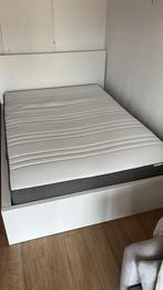Hövag matras IKEA 140x200 cm, Ophalen, Wit, Tweepersoons, 140 cm